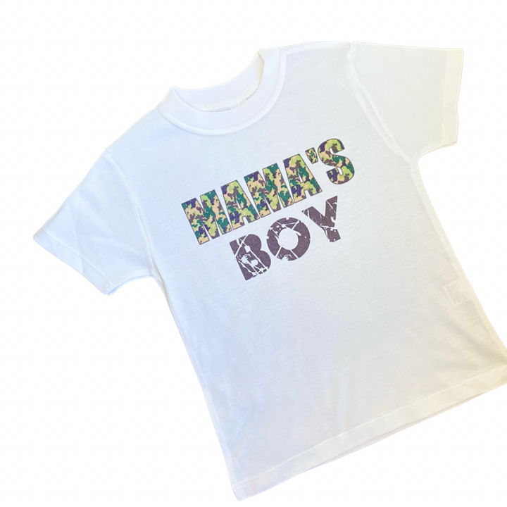 Mama’s Boy tee (white)